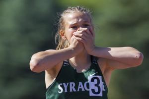 State track: Syracuse sophomore Ashlynn Vestal surprises herself with 300 hurdles win