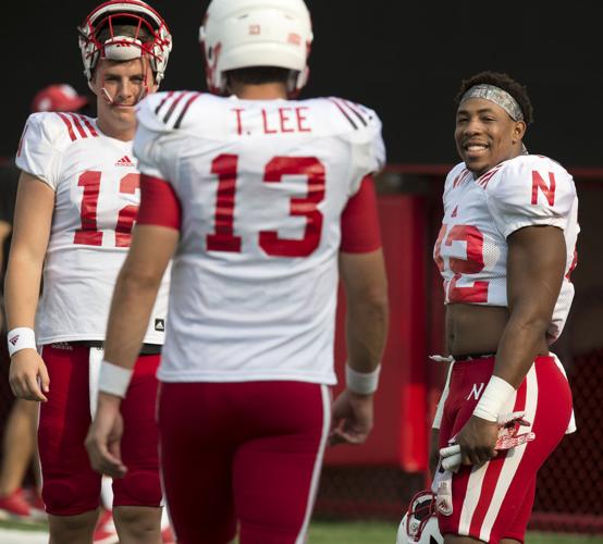 NU football practice, 8.9.2017