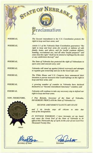 2A proclamation