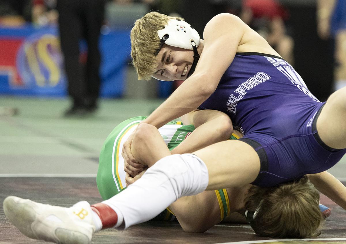 Photos Class B, C wrestlers open up state wrestling tournament in