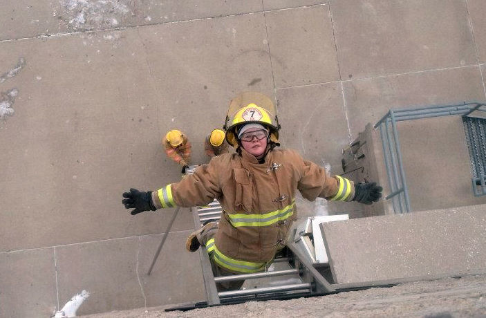 Firefighter Love Earrings
