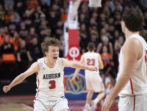 Boys state hoops: 'Just like his brother,' Mav Binder leads Auburn back to C-1 title game with 48-46 OT win over Fort Calhoun
