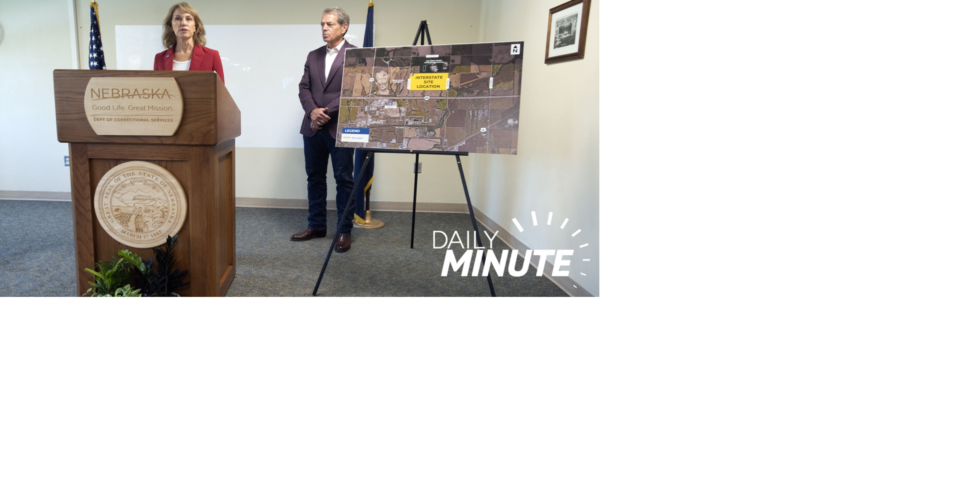 Daily Minute: Zone approved for new prison, Porn site age check bill OK