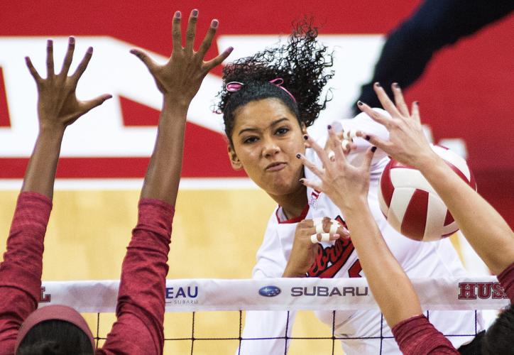 Nebraska vs. Indiana volleyball, 10/10