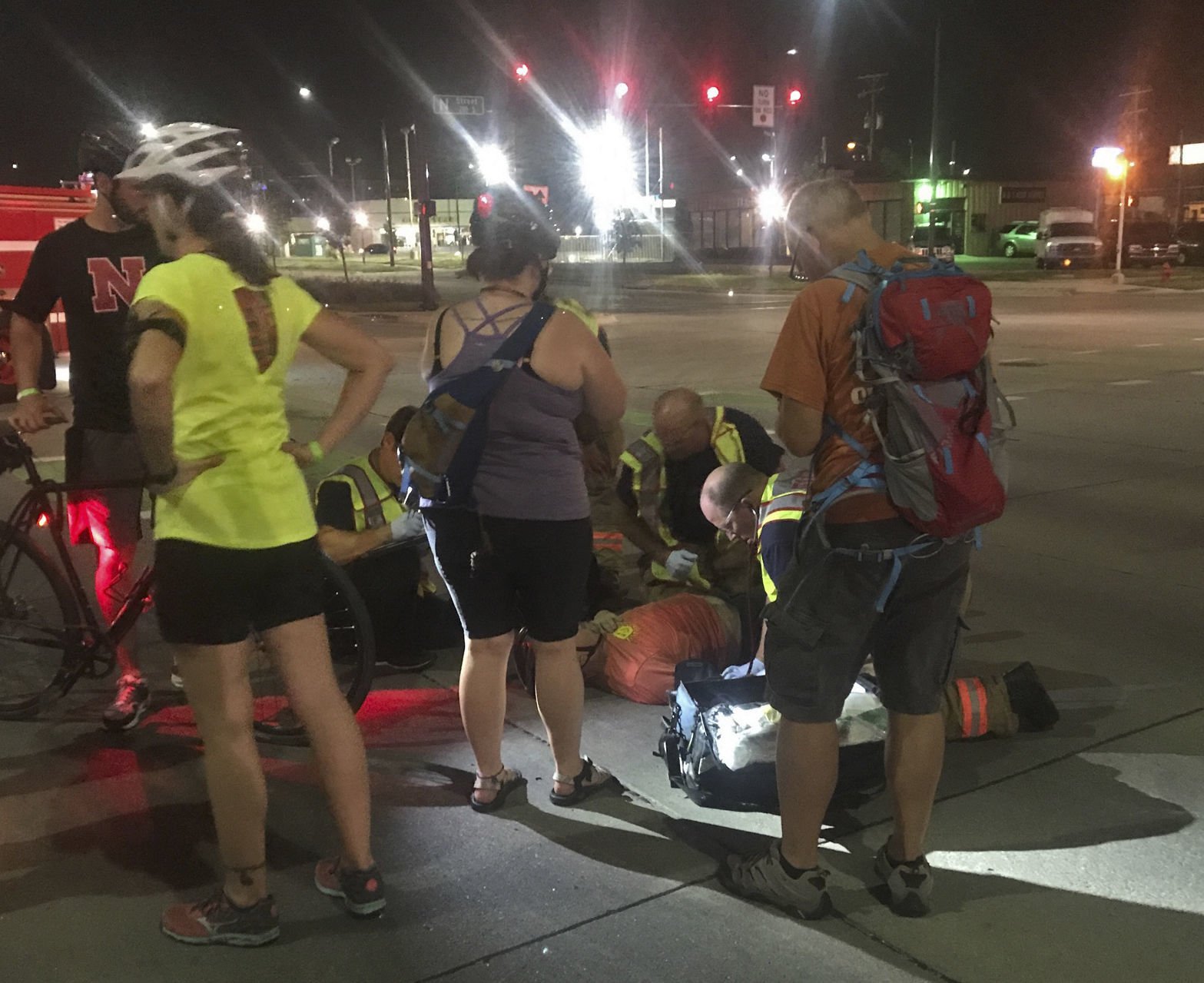 Hit him full on Beatrice council member struck after group bike