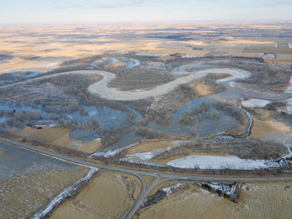 Elkhorn River flooding closes US 275 between West Point, Scribner