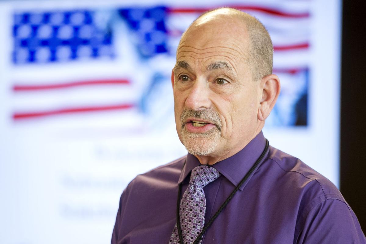 Immigration processing center guests for rare tour