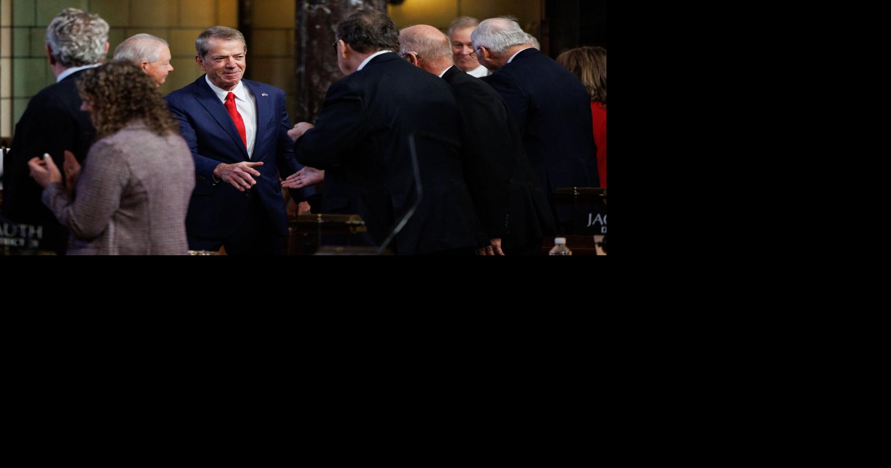 Nebraska governor scolded lawmakers for partisanship but critics say his speech was divisive