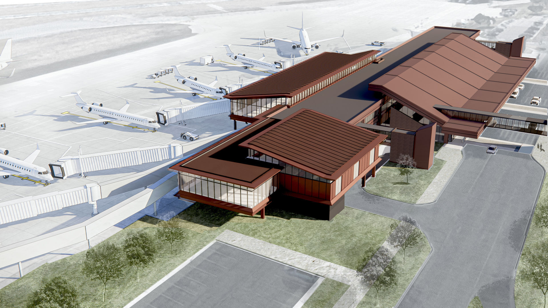 Lincoln Airport terminal project is off the ground with a higher