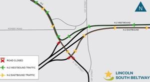 Nebraska 2 traffic to begin shift to new South Beltway interchange southeast of Lincoln