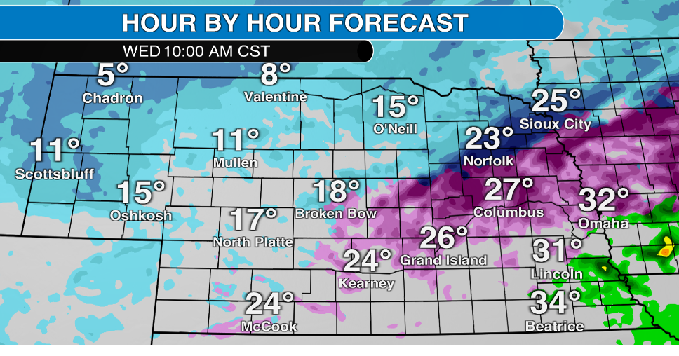 Tracking Nebraska's next winter storm. Here's the latest on timing, snowfall, and ice amounts