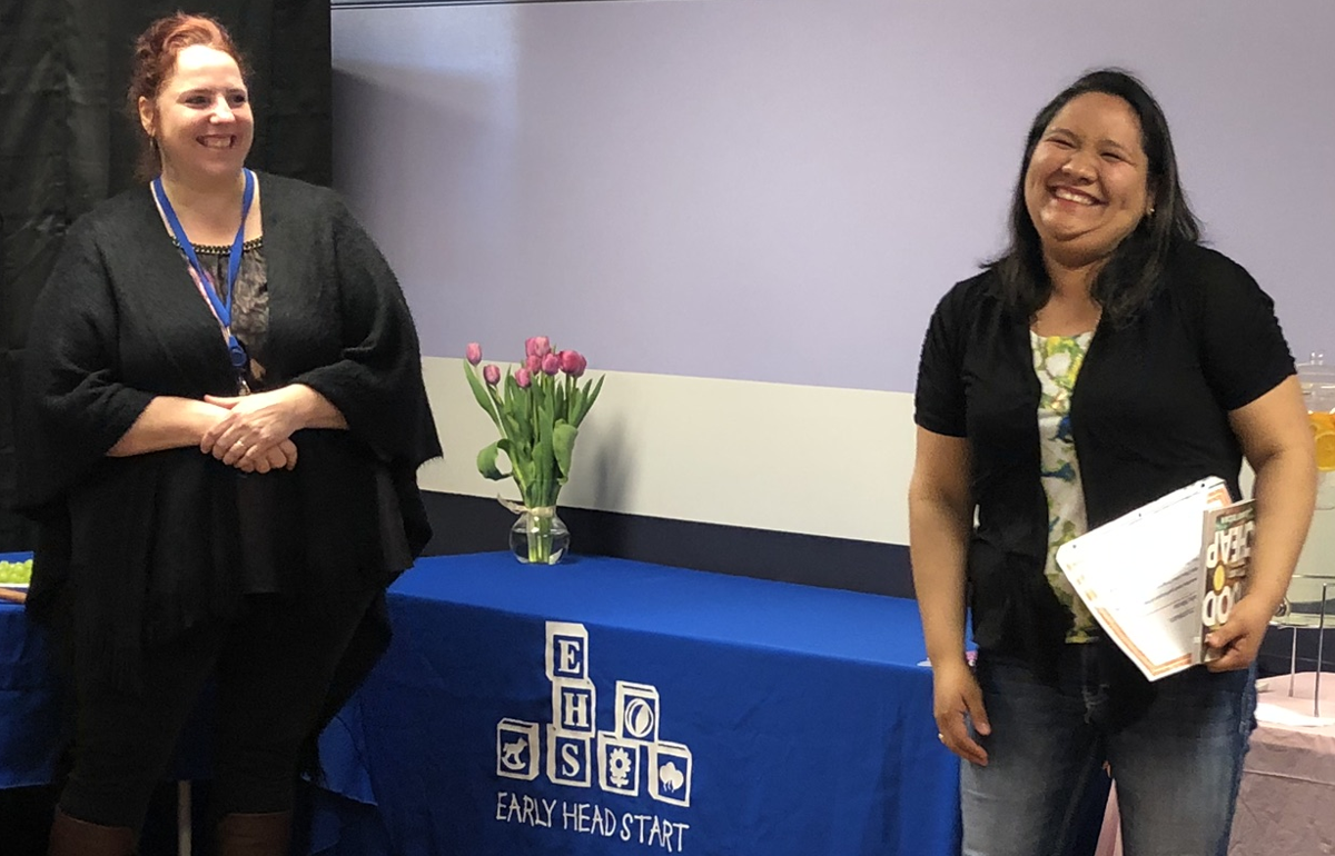 Shane Nolan and Maricela at FEAST graduation