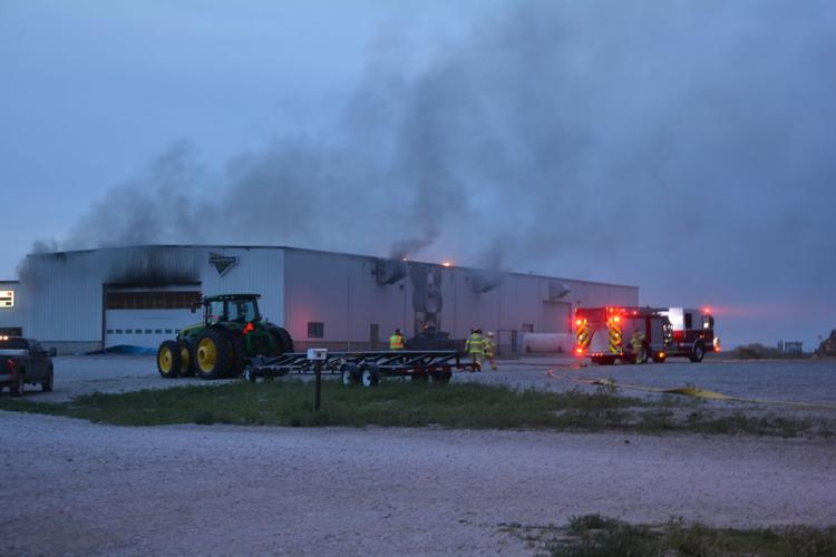 Fire at LandMark Implement