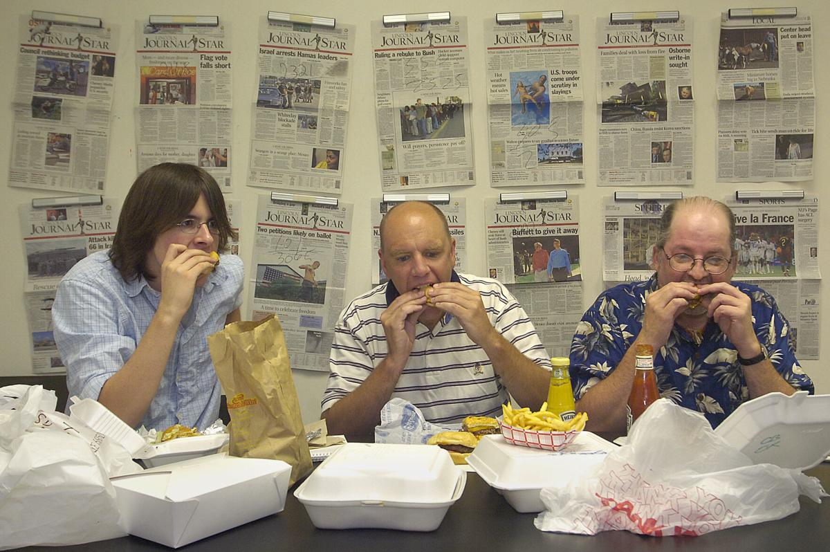 Jeff Korbelik eating