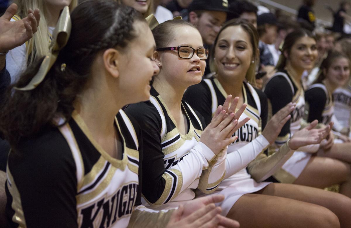 Knights cheerleaders show the meaning of school spirit Education