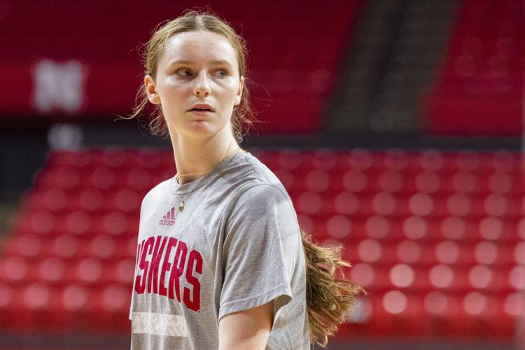 NU volleyball spring practice, 4.10