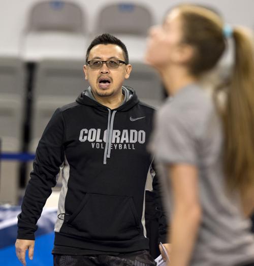 NCAA Volleyball Tournament practice - Colorado, 12/7/17