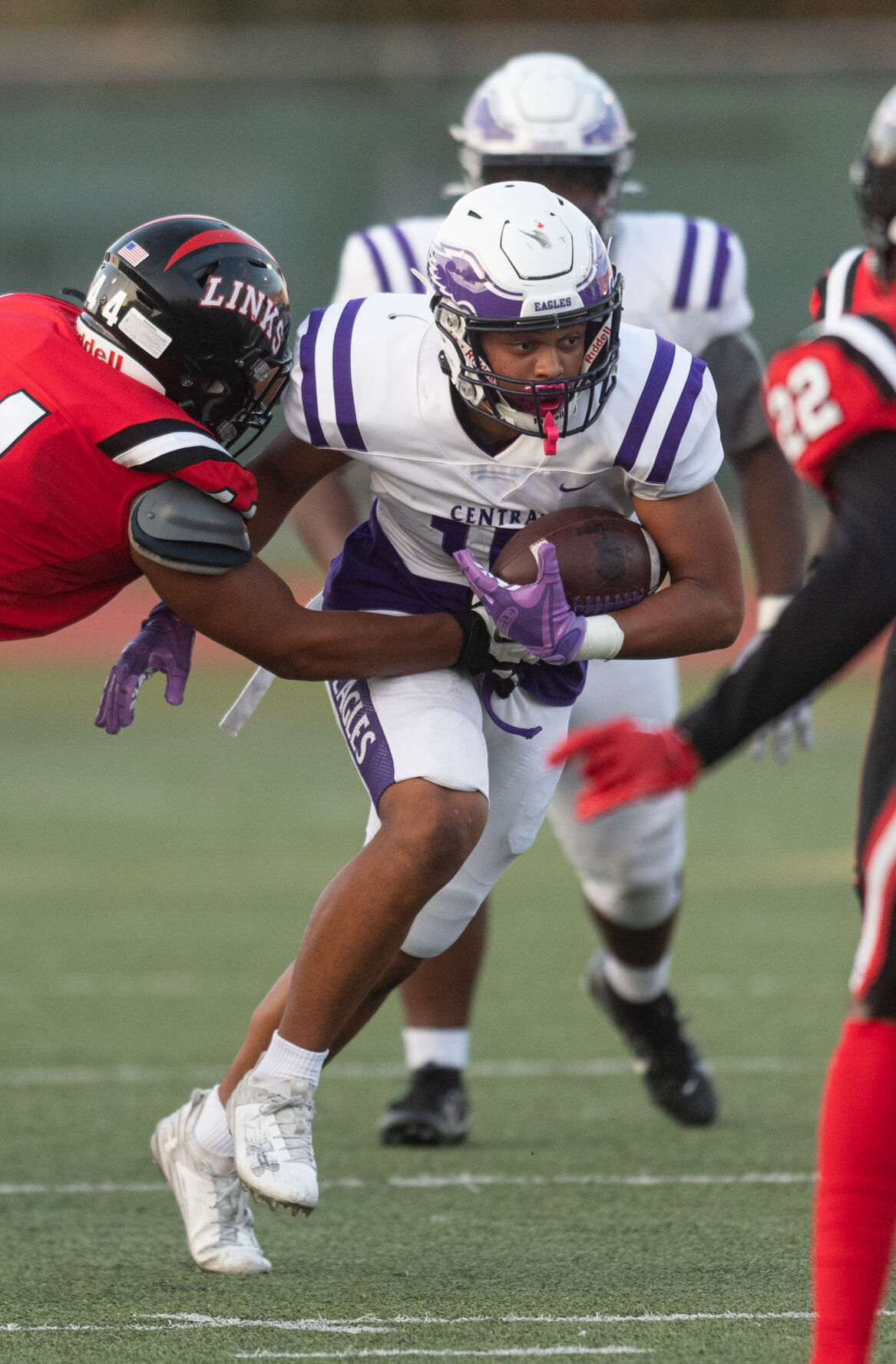 Caleb Pyfrom offensive tackle from Omaha Central offered by