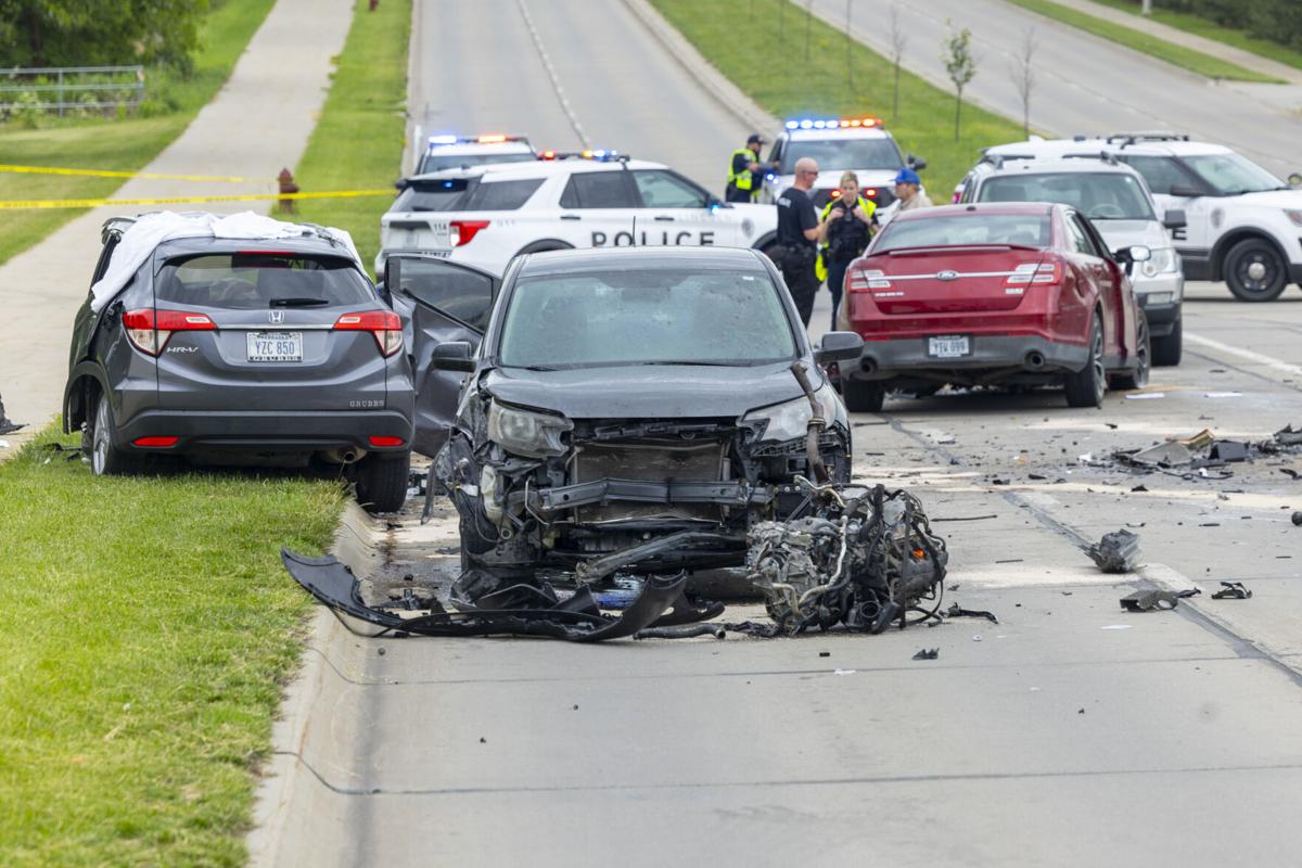 Multi-vehicle crash, 6.8