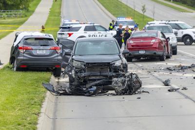 Multi-vehicle crash, 6.8
