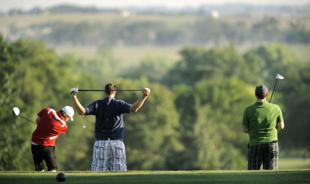 Golfing at Pioneers