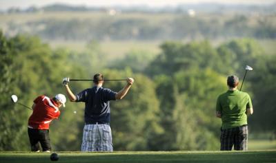 Golfing at Pioneers
