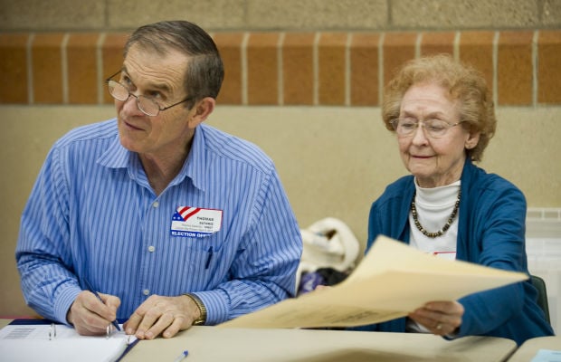 Polling place workers