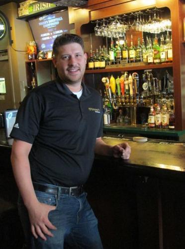 Nathan Stewart by McKinney's Irish Pub bar