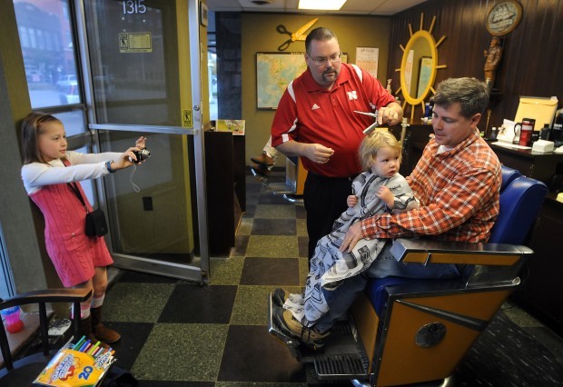 Tommy s first haircut was family affair