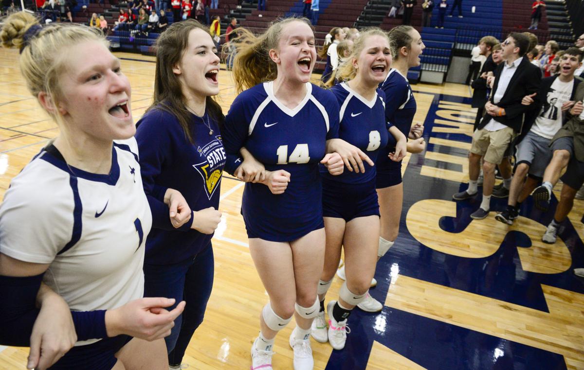 State volleyball, Lincoln Lutheran vs. Chadron, 11.07