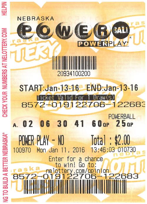 Powerball ticket worth 1 million sold in Omaha Nebraska News