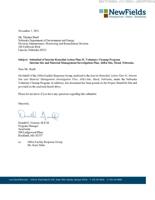 Read the remedial plan submitted by the AltEn Facility Response Group