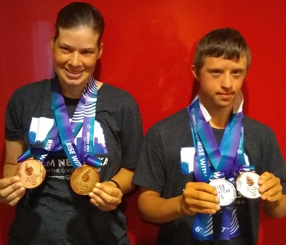 Special Olympic athletes win gold and silver