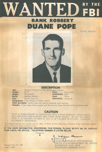 Duane Pope wanted poster