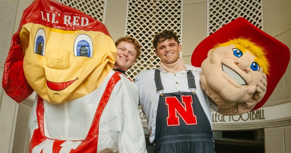 Lil Red Nebraska's Lil' Red and Herbie Husker graduating from UNL