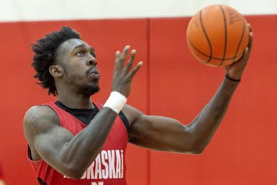 NU men's basketball practice, 9.29