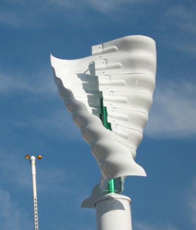 2 wind turbines going up on Lincoln building  