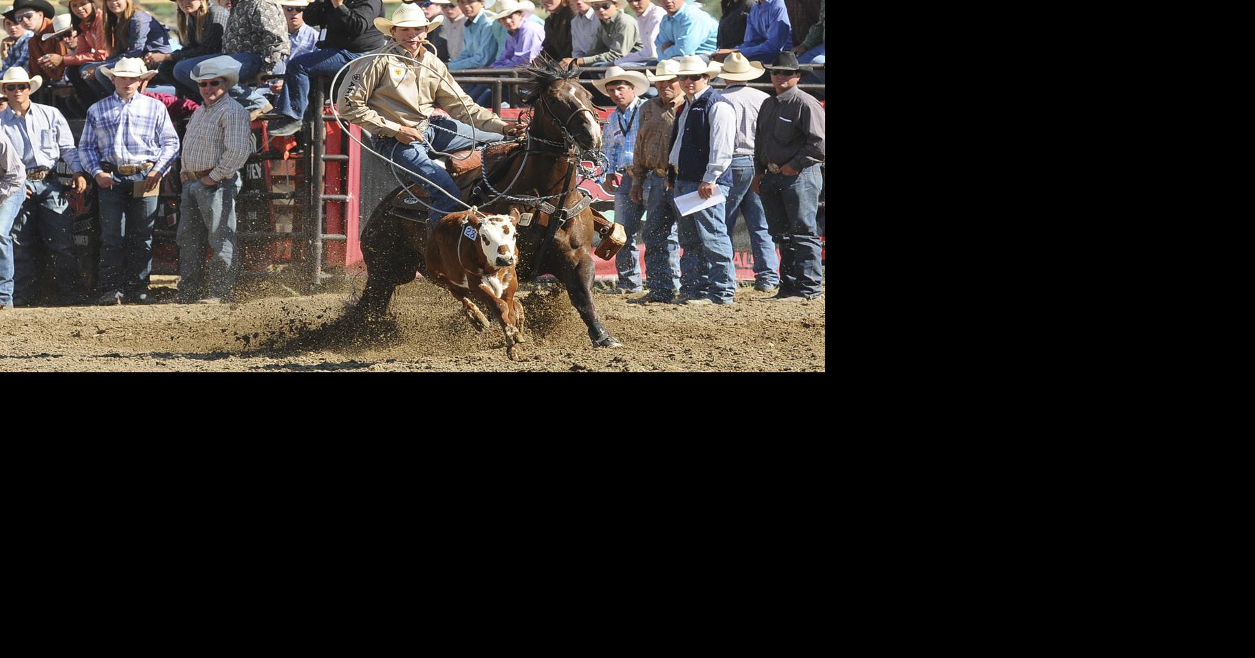Lincoln ropes the National High School Finals Rodeo