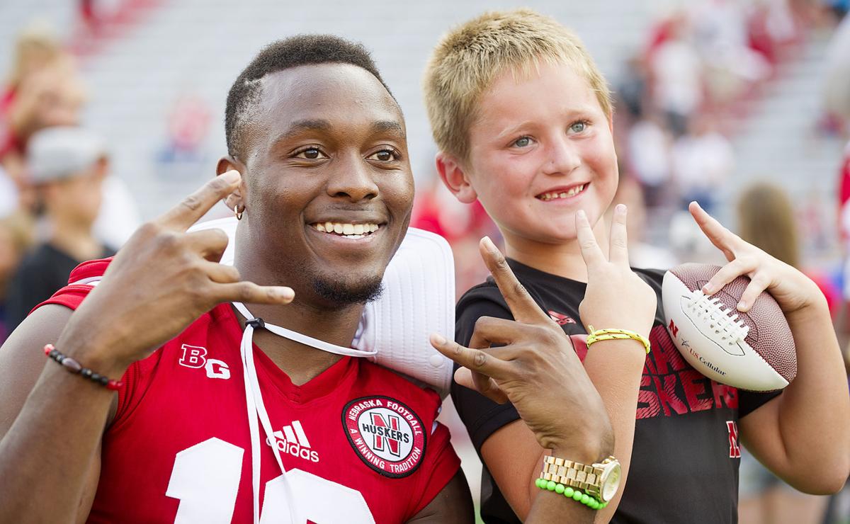 Photos Nebraska Football Fan Day Football Galleries