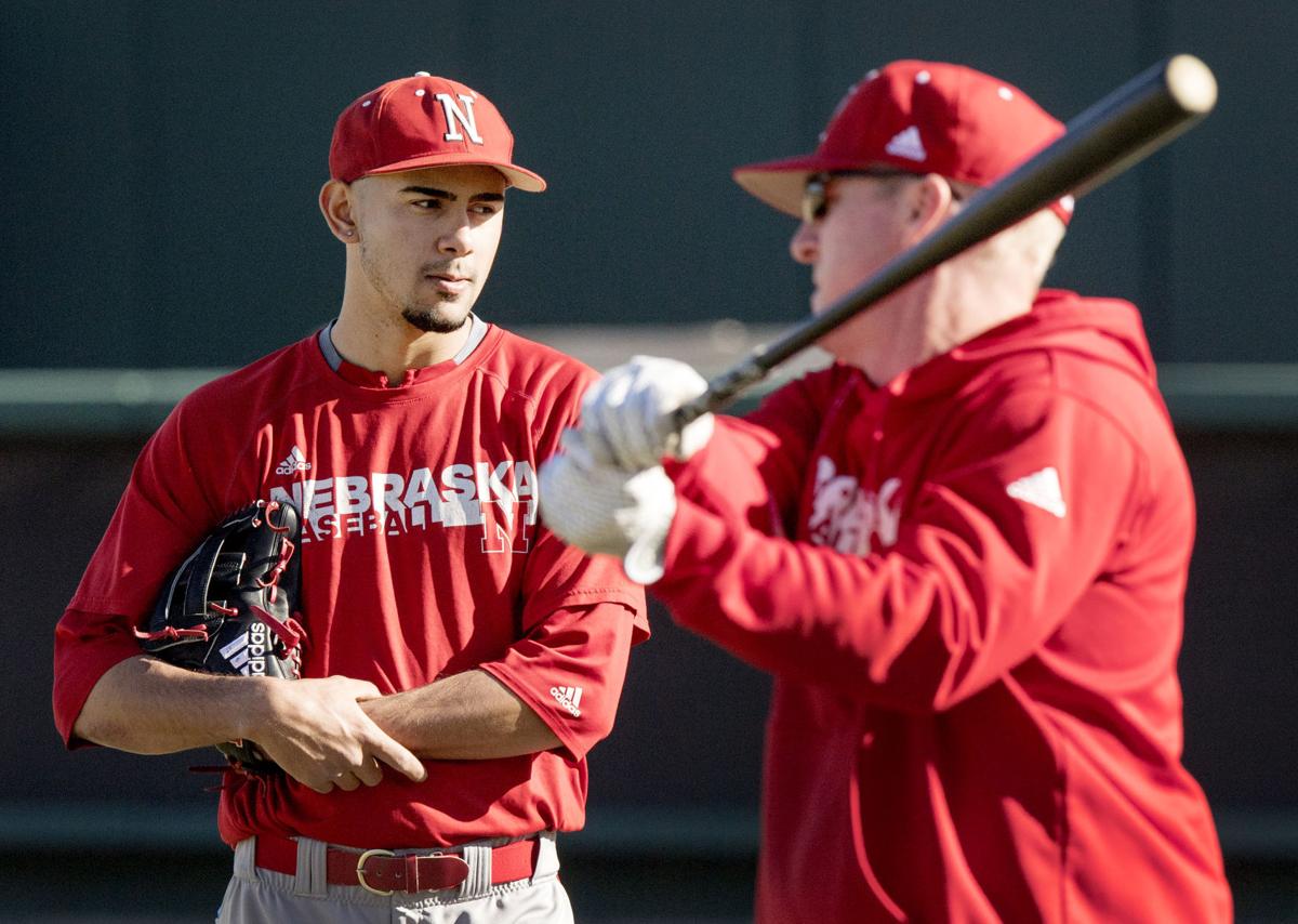 Nebraska baseball practice, 2/15