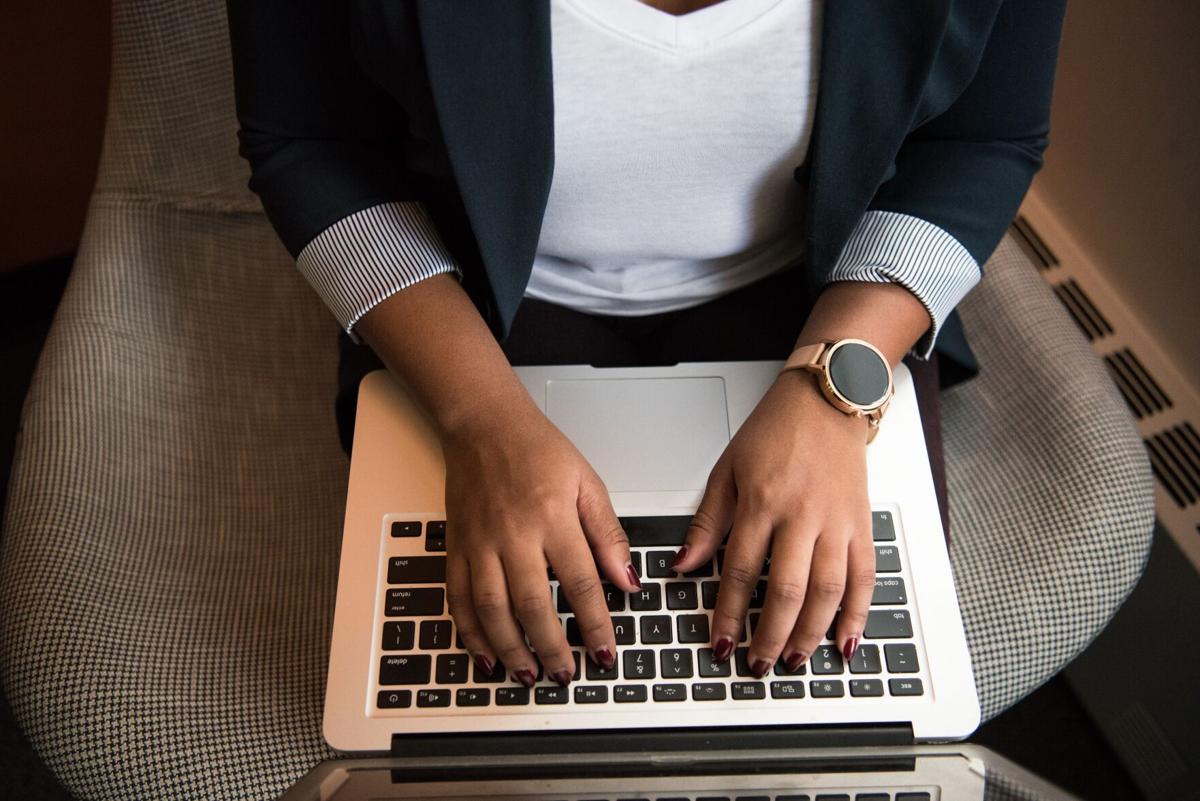 Woman at laptop