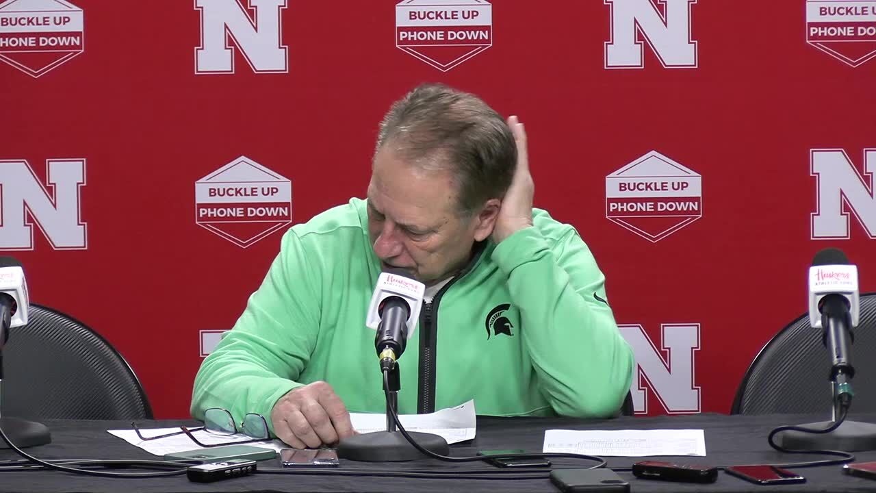 Michigan State's Tom Izzo Speaks After Losing To Nebraska, Dec. 10