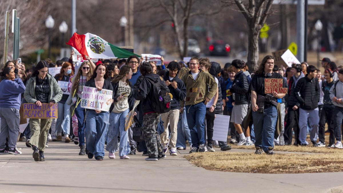 Lincoln High ICE out walkout, 2.11