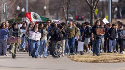 Lincoln High ICE out walkout, 2.11