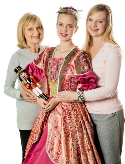 3 generations making nutcracker memories theater