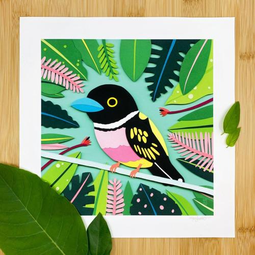 Paper collage by Megan Stratman