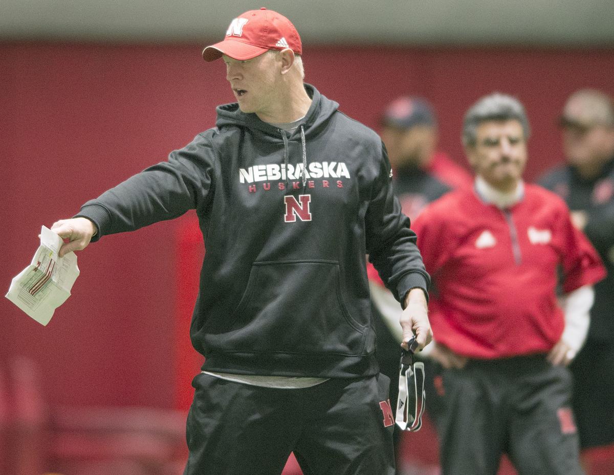 Nebraska football practice, 4/3