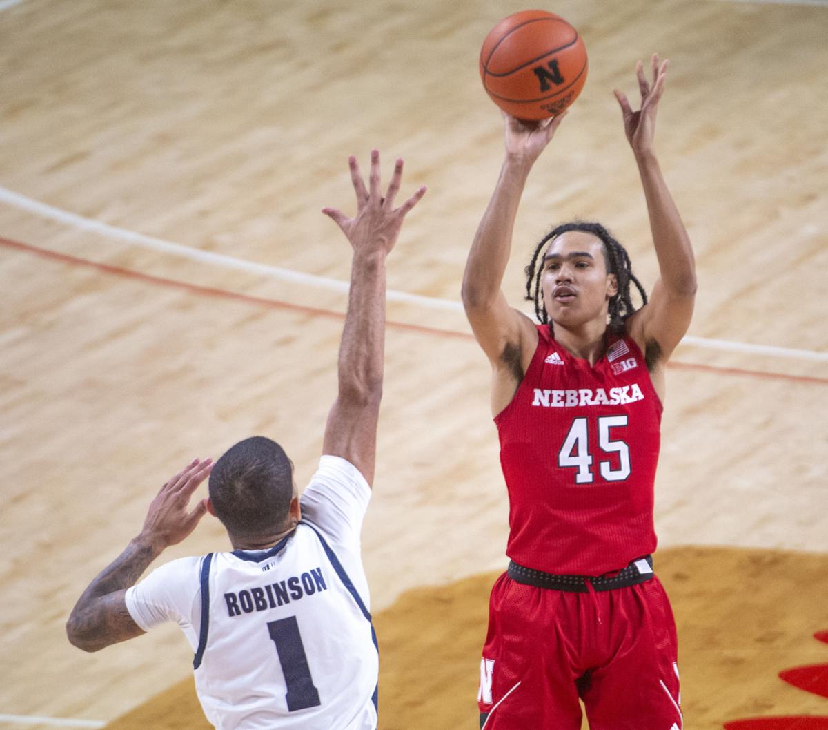 A Stat Stuffer On The Court And A Smiling Leader Off Of It Dalano Banton Doesn T Have A Bad Day For Huskers Men S Basketball Journalstar Com