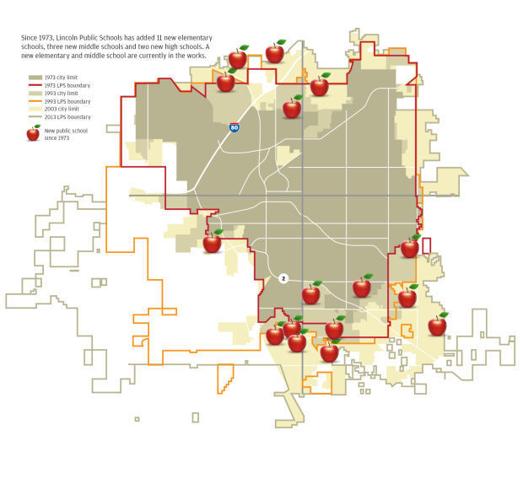 New schools since 1973