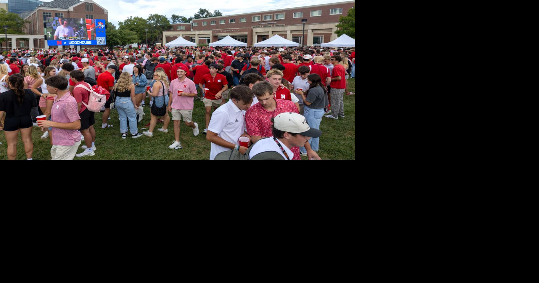 UNL student tailgate draws campus crowds